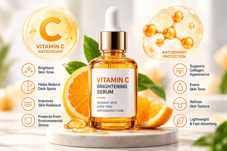 Multi-Peptide Anti-Aging Serum representing advanced cosmetic peptide technology for fine lines, skin firmness and premium facial skincare.