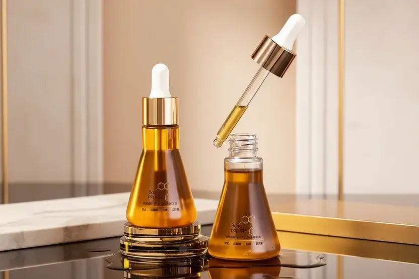 Exosome-inspired skin serum cosmetic product representing biotechnology-inspired facial skincare and advanced skin-conditioning ingredients.